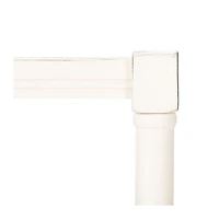 Carved Pinewood Farmhouse Accent Table