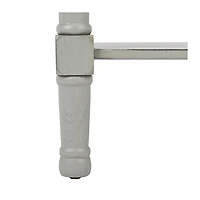 Evelina Gray Textured Single Drawer Accent Table