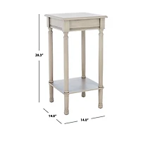 Tilley Beige Classic Square Accent Table