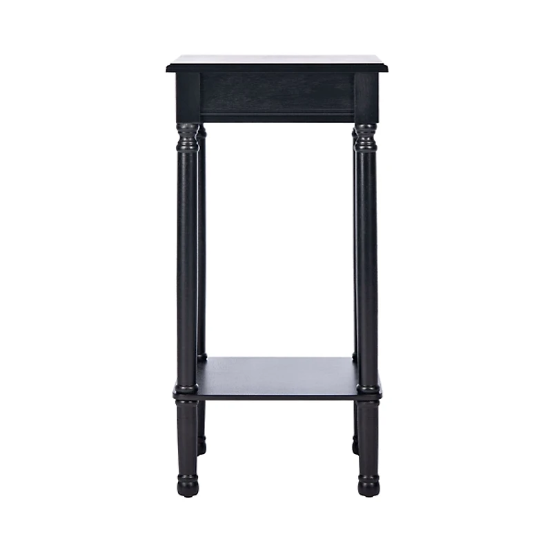 Classic Black Tegan Square Accent Table