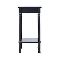 Classic Black Tegan Square Accent Table