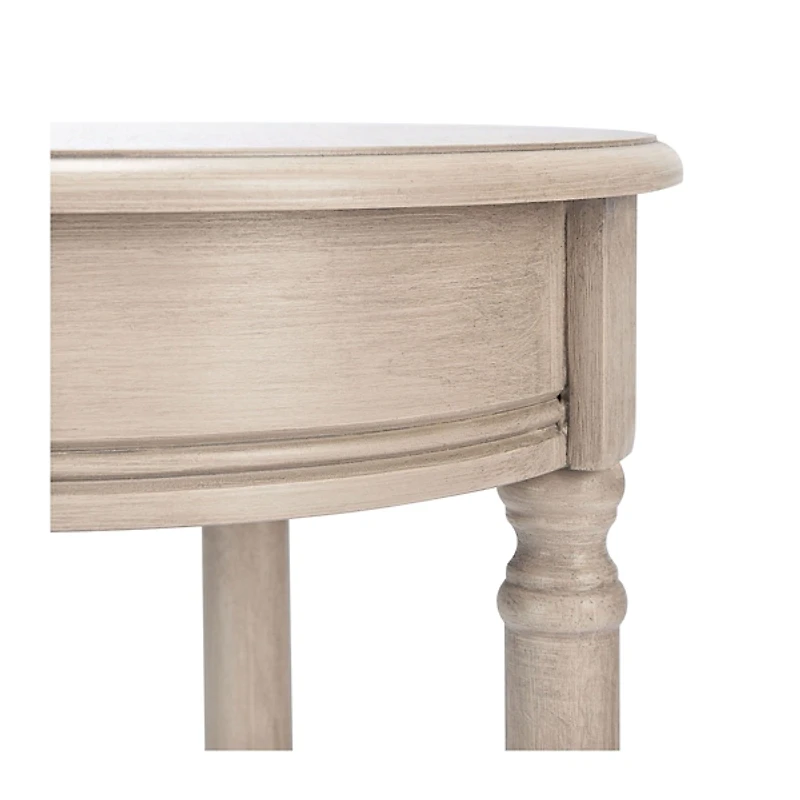 Greige Tegan Round Accent Table