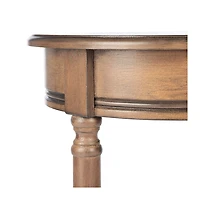 Brown Tegan Round Accent Table