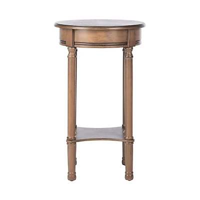 Brown Tegan Round Accent Table