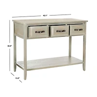French Gray Ainsley Console Table