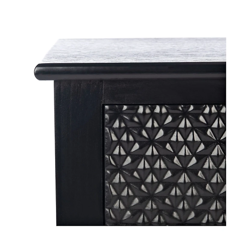 Onyx Raised Texture Diamond Console Table