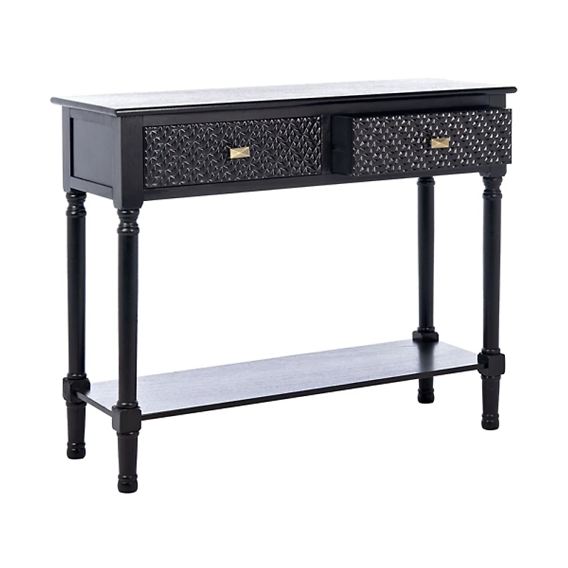 Onyx Raised Texture Diamond Console Table
