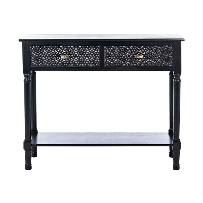 Onyx Raised Texture Diamond Console Table