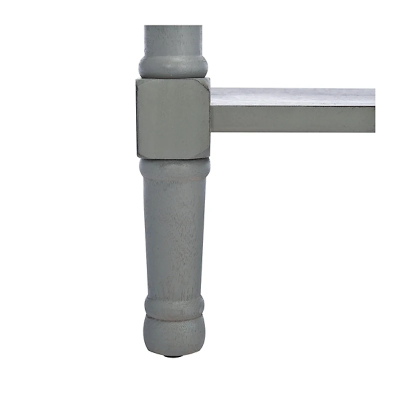 Distressed Gray Ronan 2-Drawer Console Table