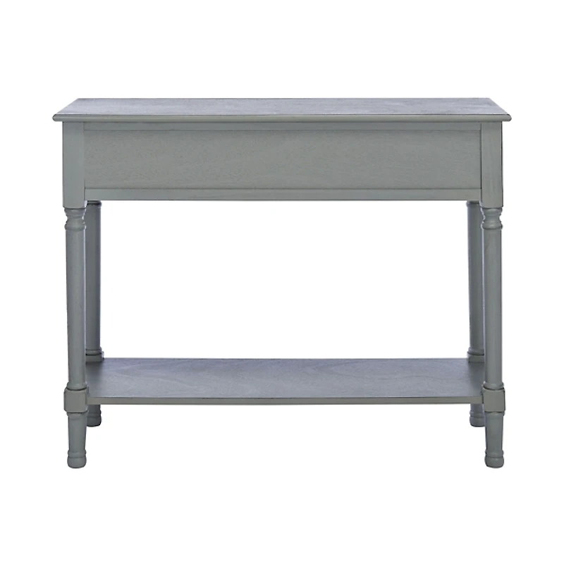 Distressed Gray Ronan 2-Drawer Console Table