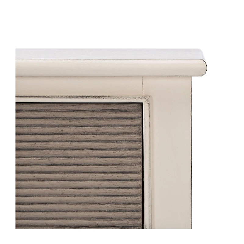 Distressed Natural Ronan 2-Drawer Console Table