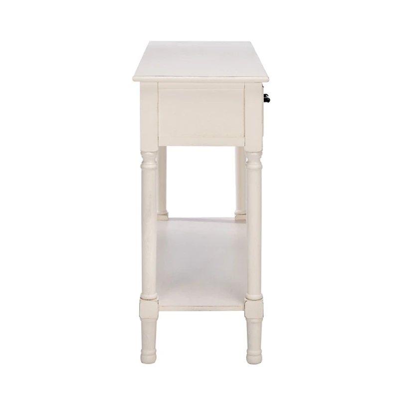 Distressed Natural Ronan 2-Drawer Console Table