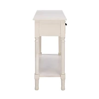 Distressed Natural Ronan 2-Drawer Console Table