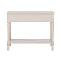 Distressed Natural Ronan 2-Drawer Console Table