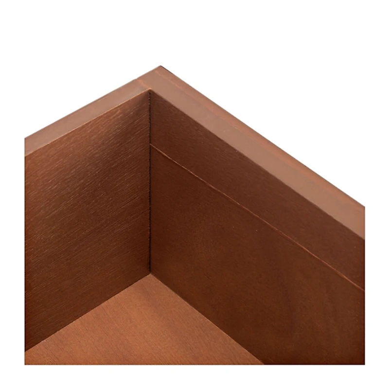 Modern Brown Carved Accent Console Table