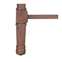 Modern Brown Carved Accent Console Table