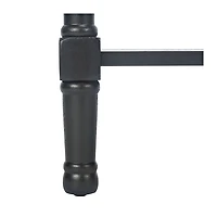 Irma Black Textured Drawers Console Table