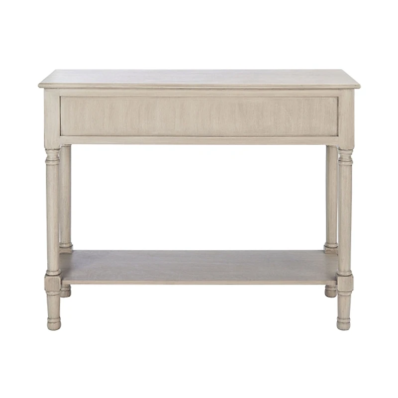 Natural Textured 2-Drawer Console Table