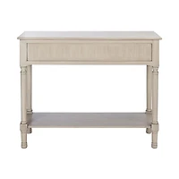 Natural Textured 2-Drawer Console Table