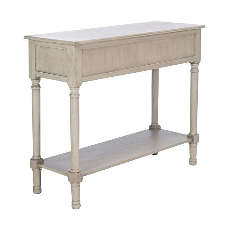 Natural Textured 2-Drawer Console Table