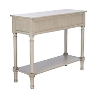 Natural Textured 2-Drawer Console Table