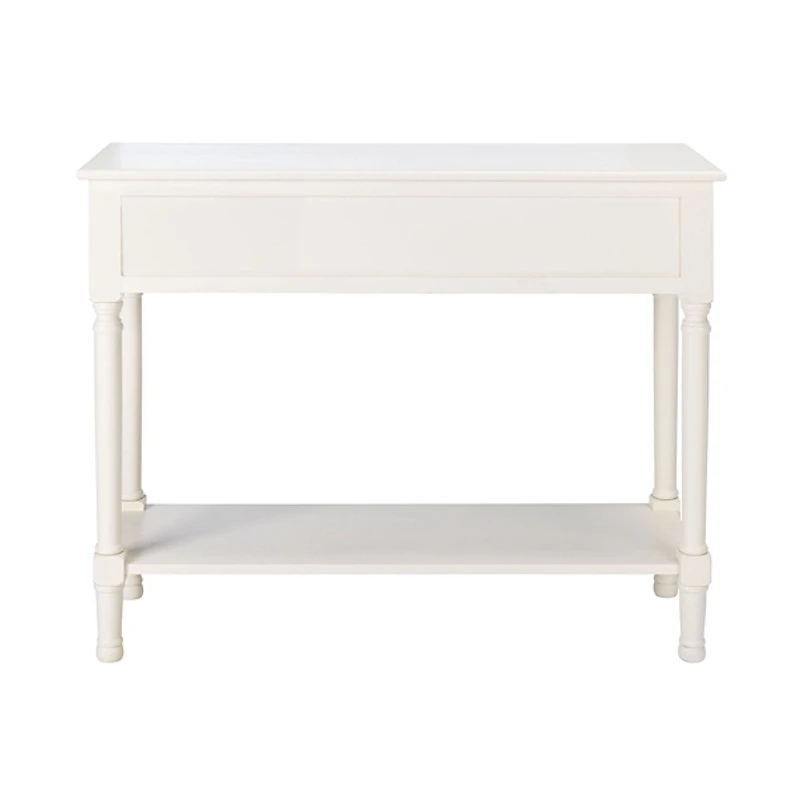 Irma White Textured Drawers Console Table