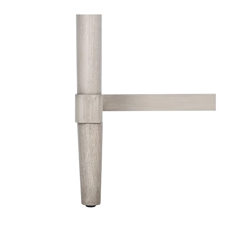 Rivera White Carved Rustic Console Table