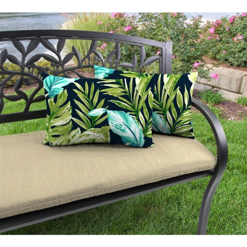 Cool Tropics Outdoor Lumbar Pillows, Set of 2
