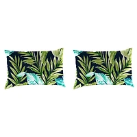Cool Tropics Outdoor Lumbar Pillows, Set of 2
