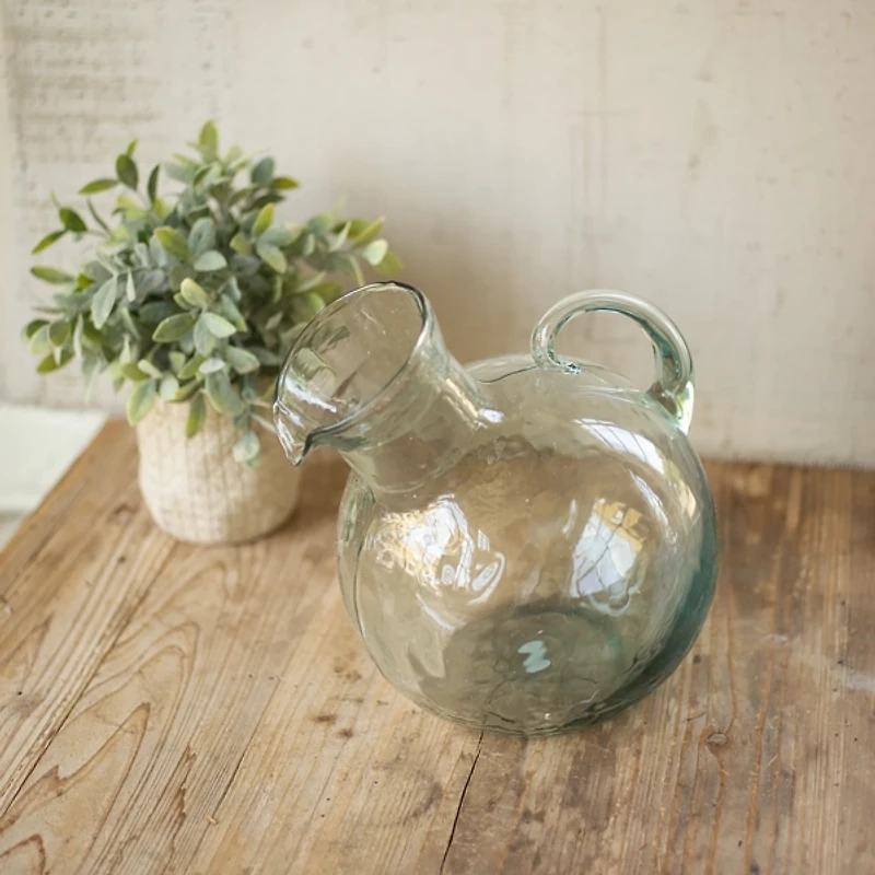 Tilted Mouthed Circular Pitcher