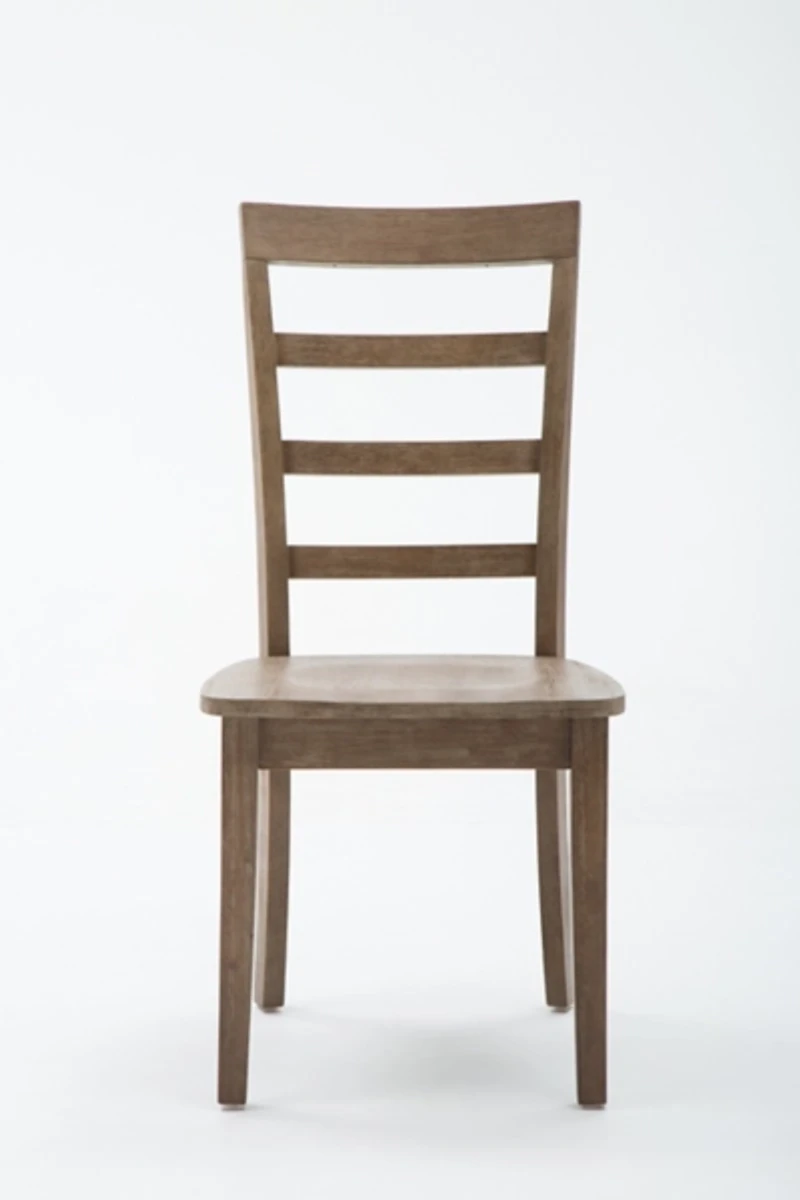 Wire Brushed Natural Dining Chairs, Set of 2