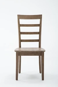 Wire Brushed Natural Dining Chairs, Set of 2