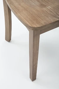 Wire Brushed Natural Dining Chairs, Set of 2