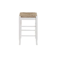Cream Handwoven Counter Stool