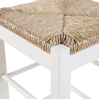 Cream Handwoven Counter Stool