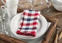 Patriotic Gingham 4-pc. Napkin Set