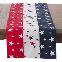 Stars and Stripes Cotton Table Runner
