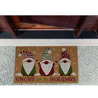Gnome For The Holidays Christmas Doormat