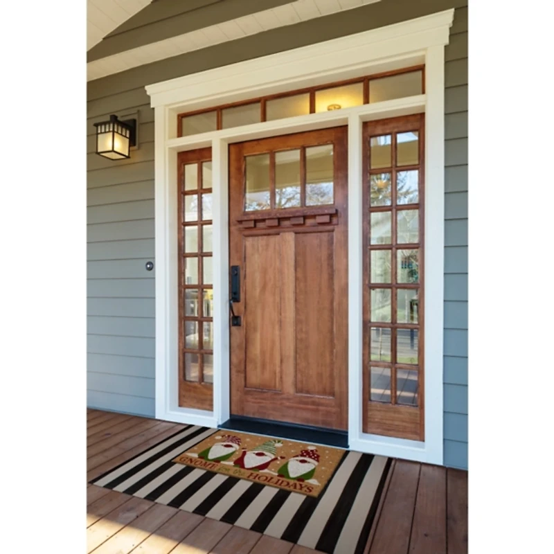 Gnome For The Holidays Christmas Doormat