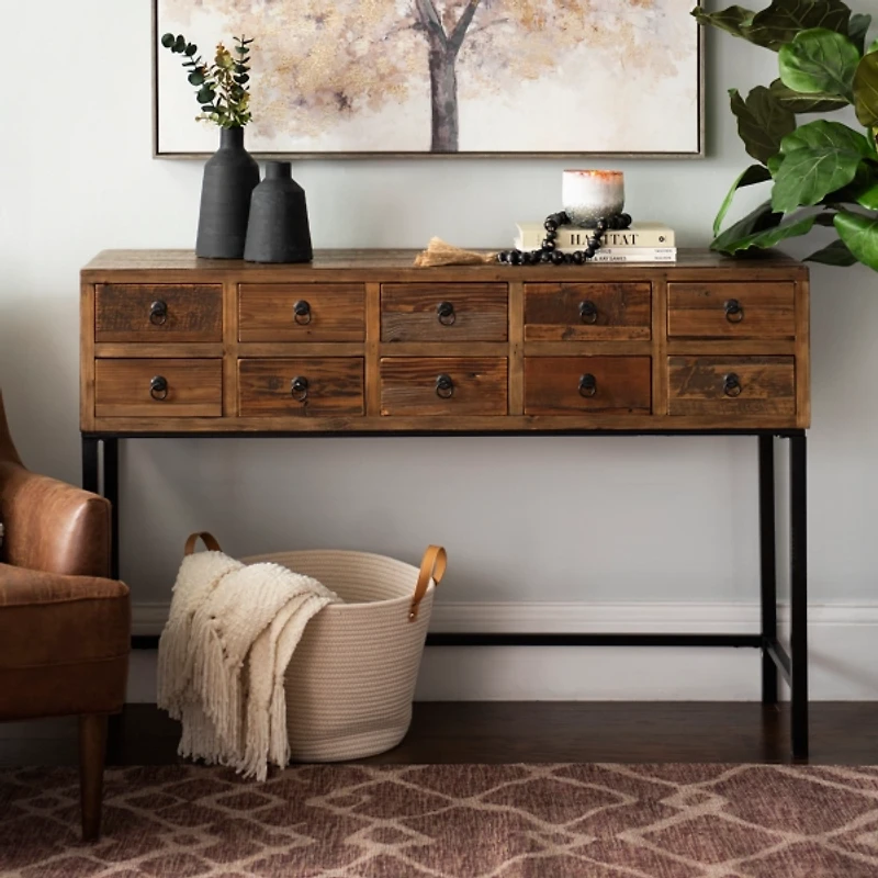 Console Table with Keeping Drawers