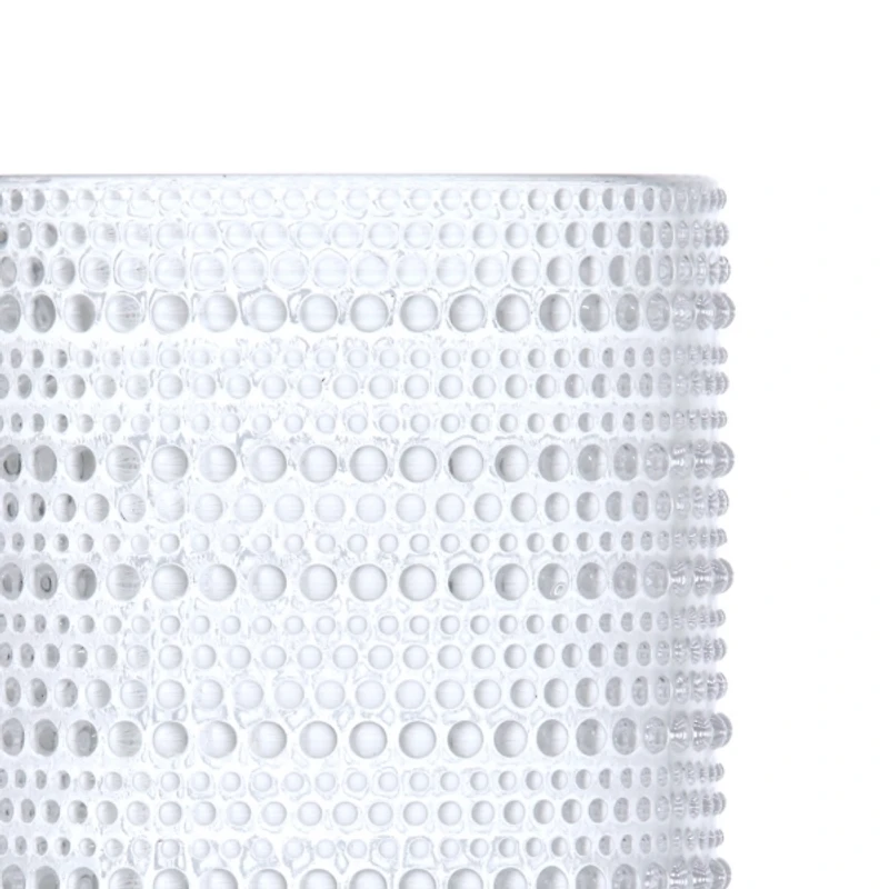 Fortessa Clear Bead Short Glasses, Set of 6