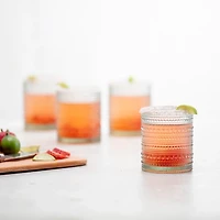 Fortessa Sage Bead Short Glasses, Set of 6