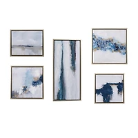 Ink + Ivy Blue Drift 5-pc. Framed Art