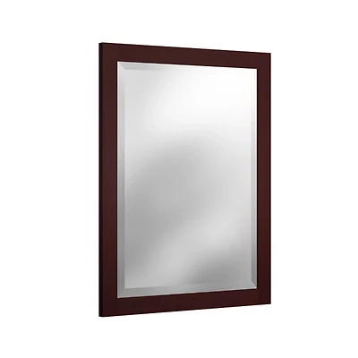 Espresso Beveled Vanity Mirror