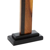 Black and Brown Wood Cross