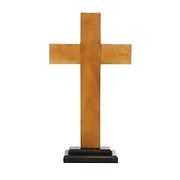 Black and Brown Wood Cross