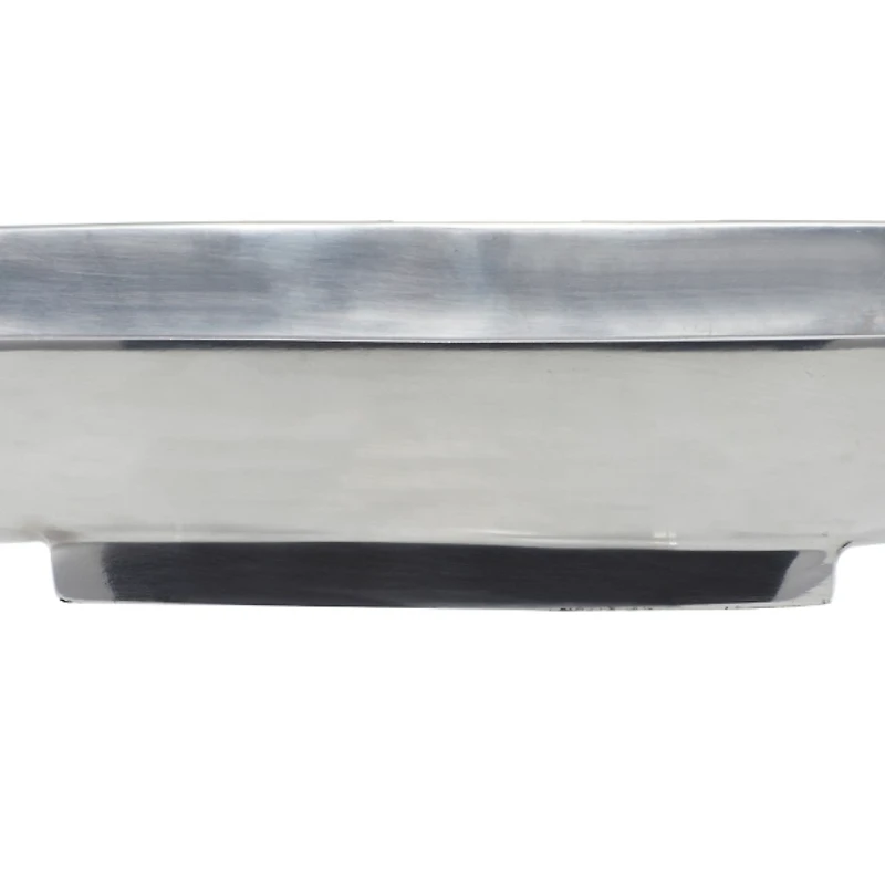 Silver Metallic Canoe Tray