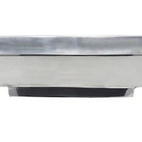 Silver Metallic Canoe Tray