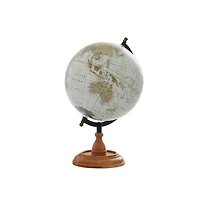 Classic Ivory Mango Wood Base Globe