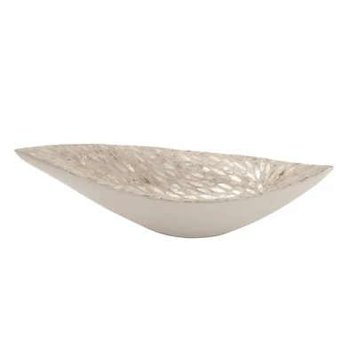 Opalescent Mussel Shell Inlay Bowl